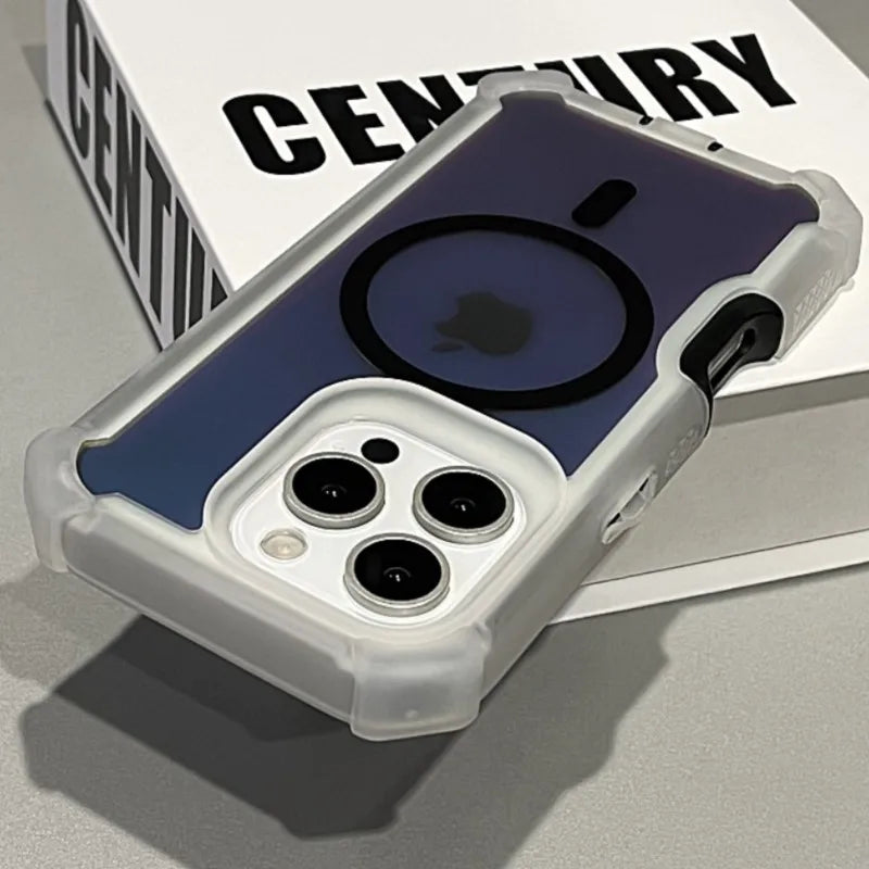 Frosted MagSafe Armor Case