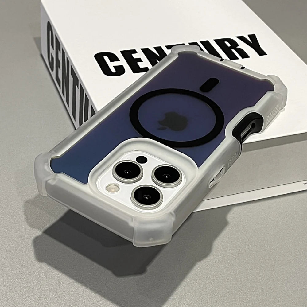 Frosted MagSafe Armor Case
